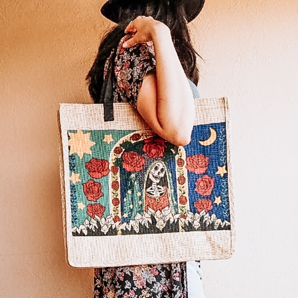 Day of the Dead ππ₯ Boho tote - Picture 6 of 6